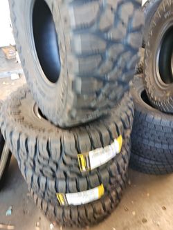 New set of tires aplus mud terrain 33 1250 15 lt