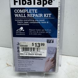 Fibatape Complete Wall Repair Kit. Must Pick Up