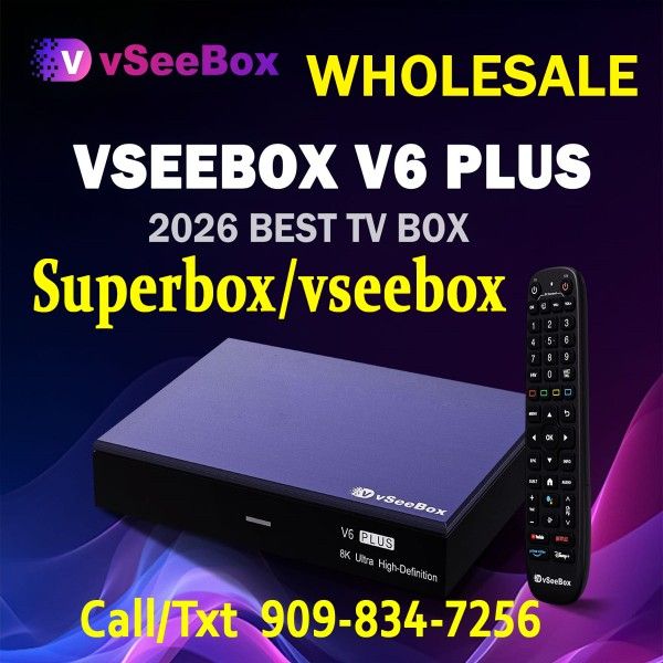 VSEEBOX V6 PLUS NEW supreme new Model Wholesale reseller V6 VSEE BOX PLUS