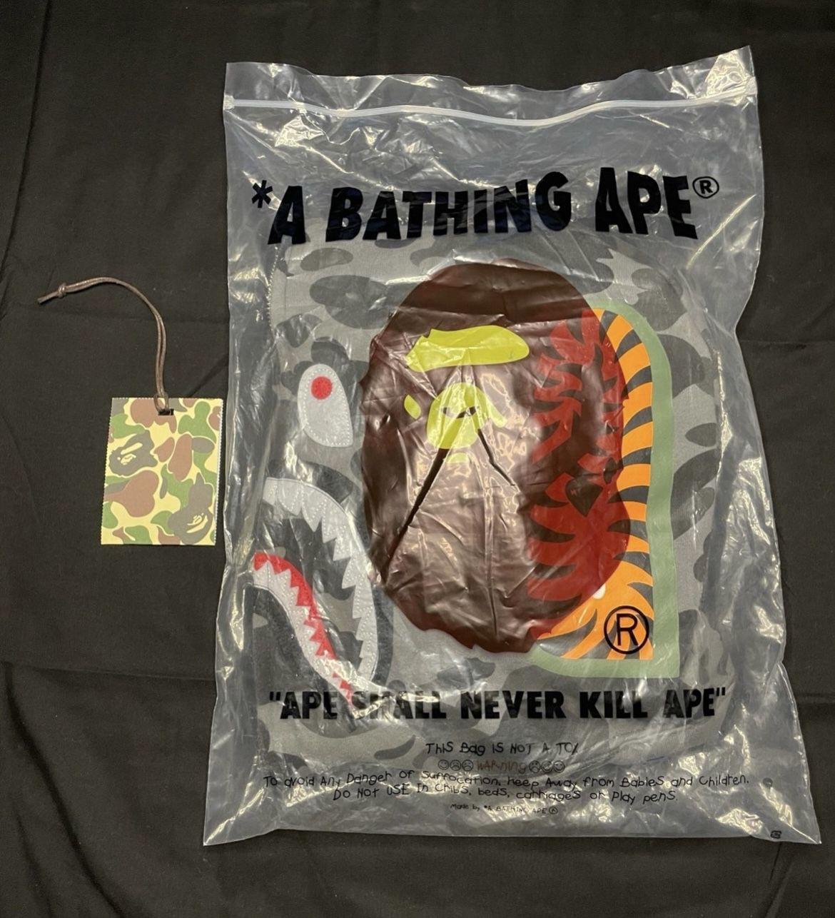 Black/Grey Bape Hoodie