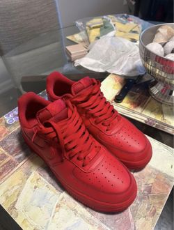 Red Air Force 1 (size 11.5)