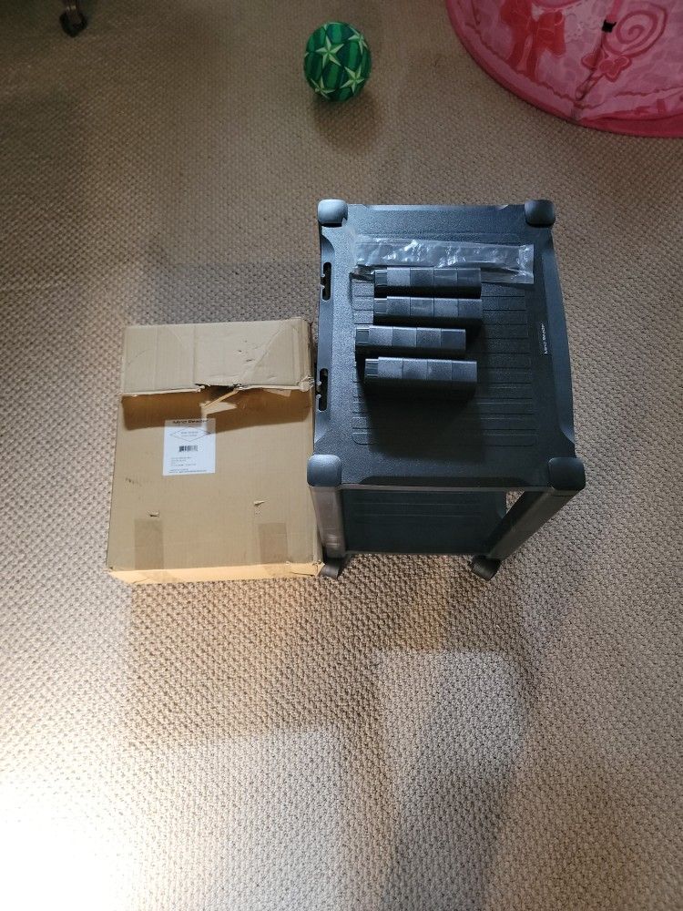 Mind Reader Printer Cart 2 Tier Adjustable