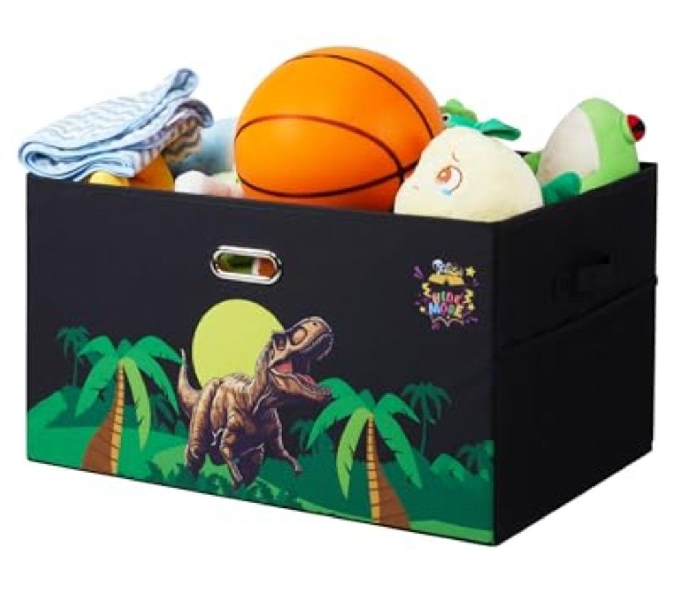 Black Dino Toy Box (Toys Not Included) #1827