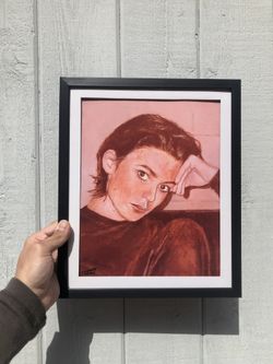 8.5x11” framed print of my Meg Myers painting