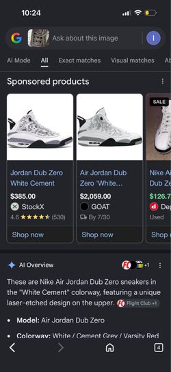 Nike Air Jordan Dub Zero sneakers