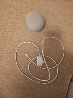 Google Nest Mini Smart Speaker with Power Adapter