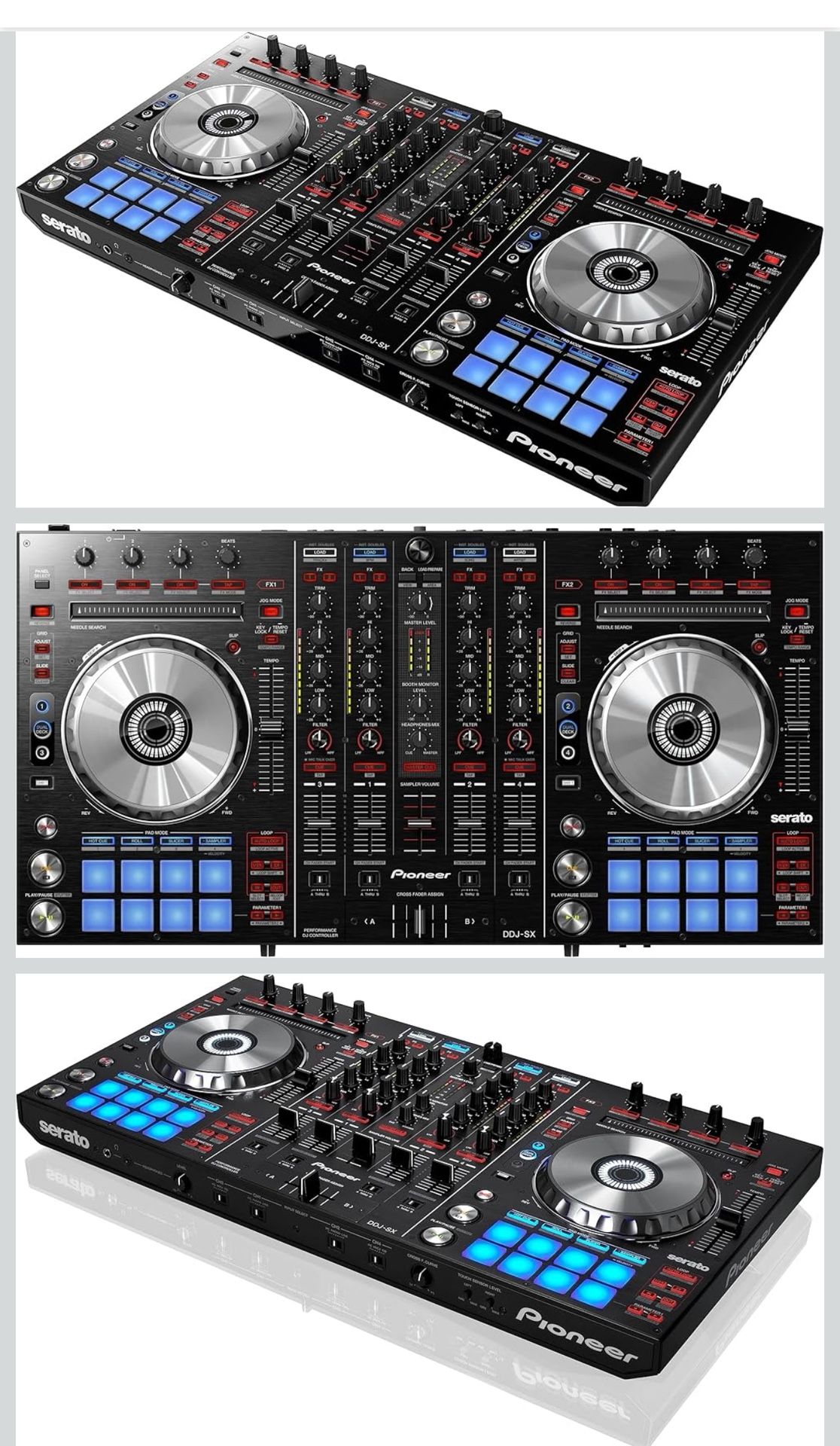 Pioneer DDJ-SX DDJ-SX-W (archived) 4-channel controller for Serato