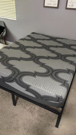 Queen bed and frame