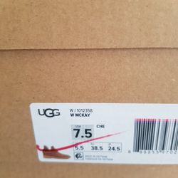 Ugg Mackay chestnut  6.5 .7.5 8.5 9.5