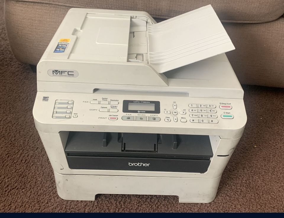 Brother All-In- One Laser Print Copy & Fax