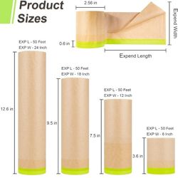 Masking Paper With Tape