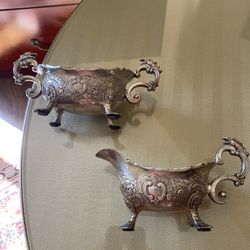 Sugar & Cream Silver plated 