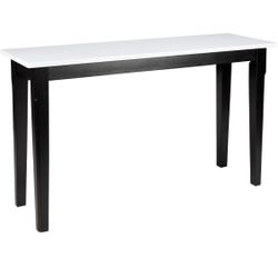 New Wood Hall Console Table & Hallway Console Table 2 Tone - White