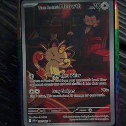Team rockets meowth 203/182