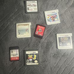 nintendo DS 3ds and switch games