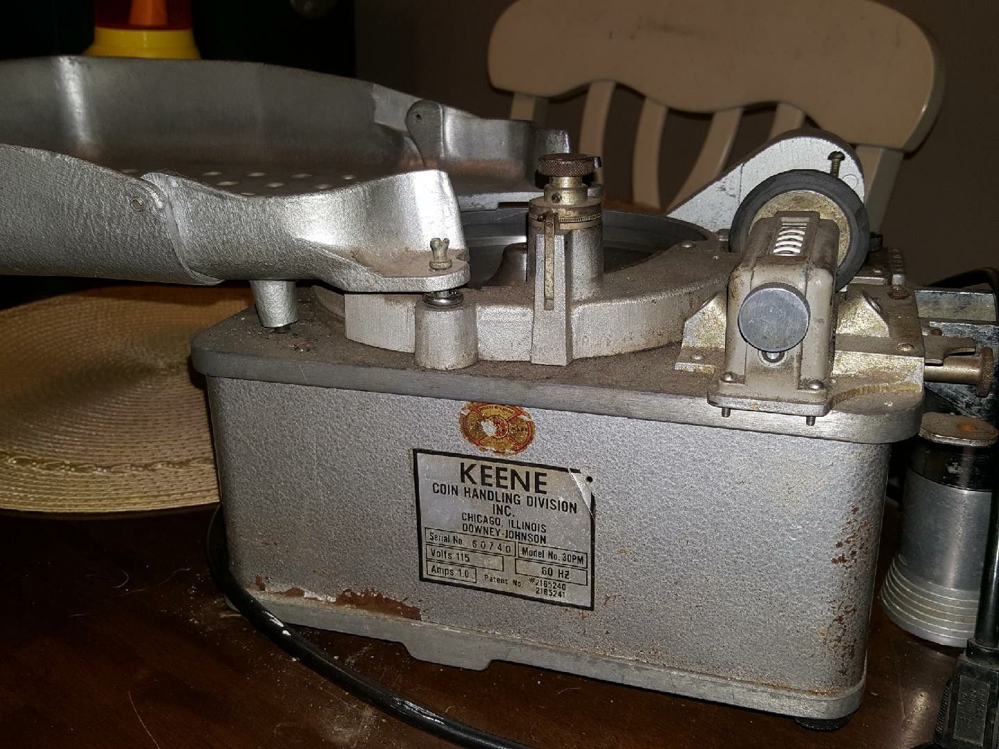 Keene coin counter