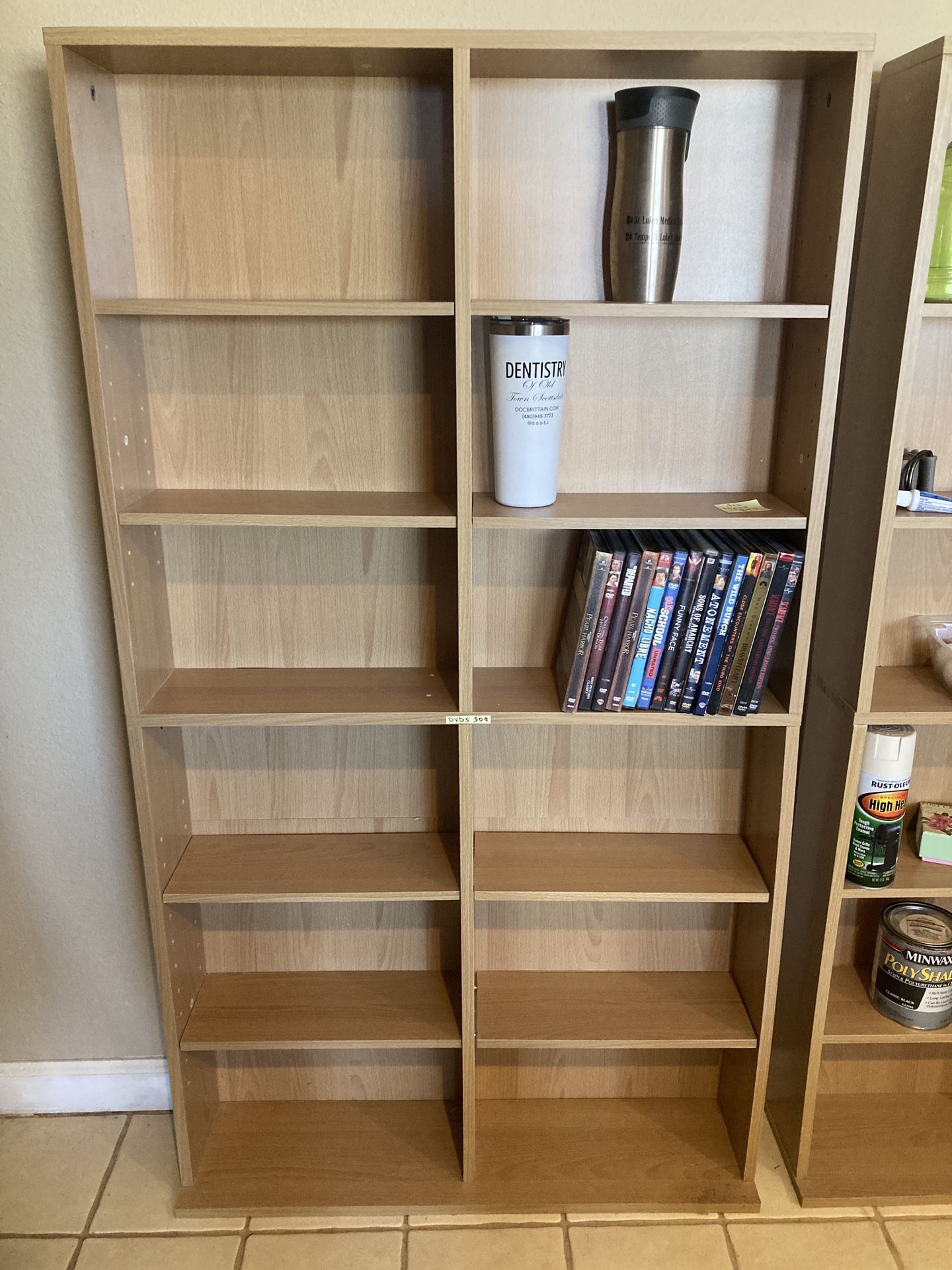 Shelfs For DVD Blu Ray CD Knick Knacks Knickknacks Books Media Bookshelf