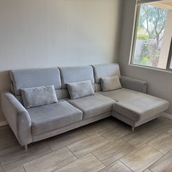 IKEA Sectional Sofa with Chaise