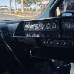 Yellow And White Strobe Lights