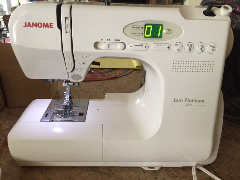 Janome 760 Platinum sewing machine