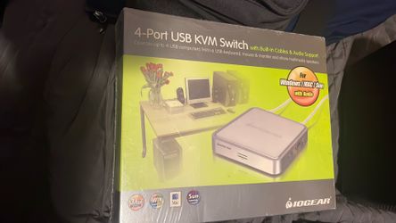 4 Port USB KVM Switch  - IOGear