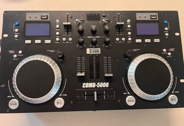 Adkins Pro Audio CDMB-5000 Dual CD USB MP3 Bluetooth Audio Mixer