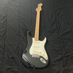MIM Black Stratocaster Player Series 75th Anniversary 