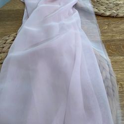 Blush Chiffon Table Runners (4)