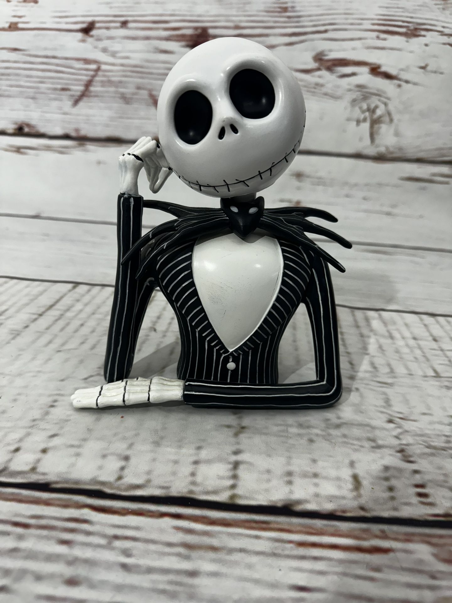 Disney’s Nightmare Before Christmas Jack  Figuring Bank Plastic Coin Piggy Bank