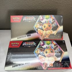 Prismatic Evolutions Surprise Boxes X 2