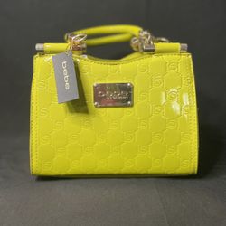 Bebe Dana Monogram Top Handle Crossbody 