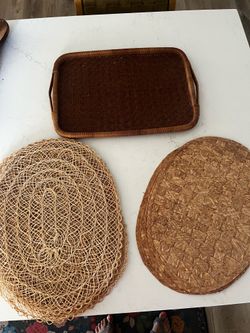 Boho Kitchen Table Settings/Tray