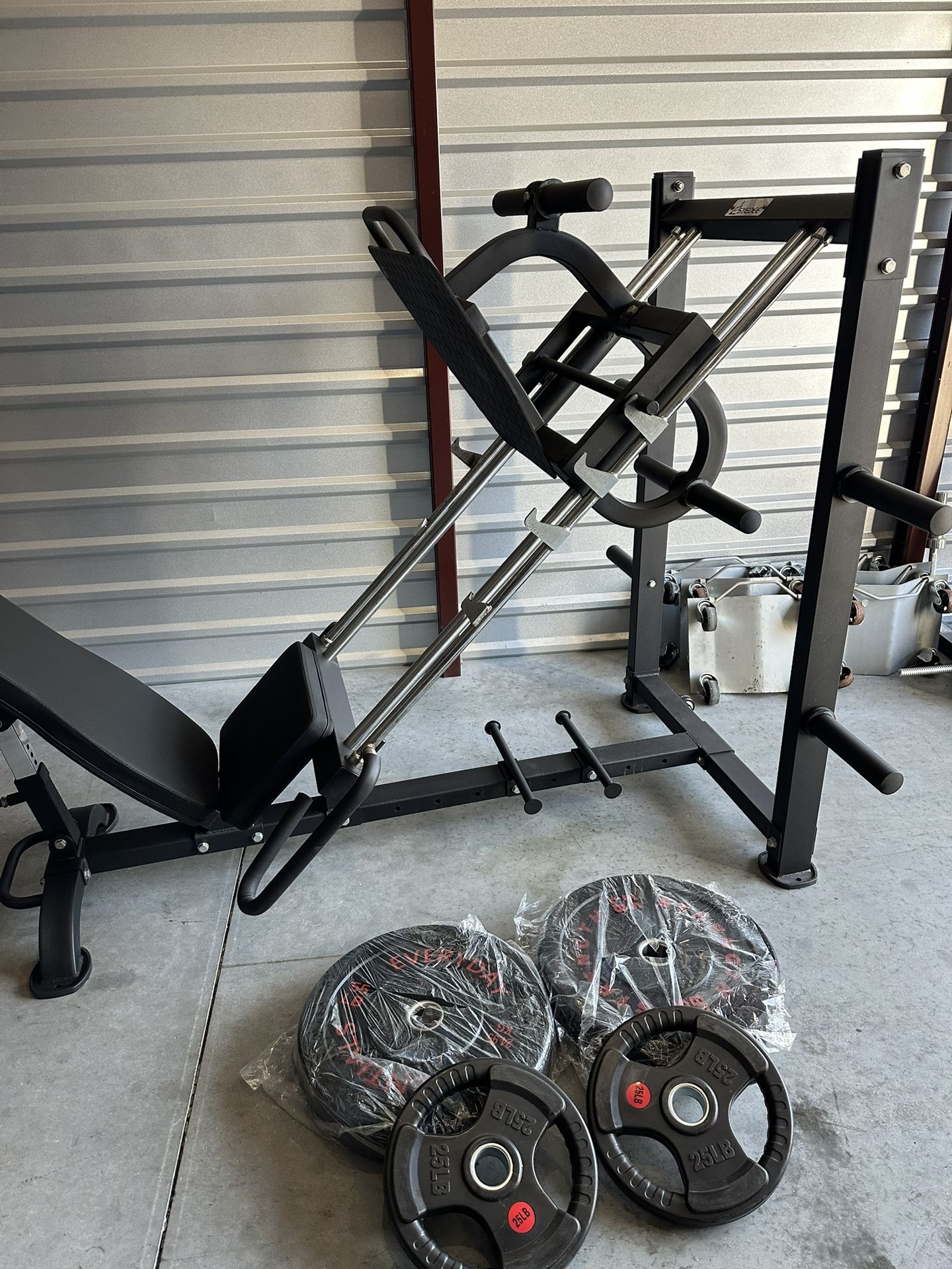 LEG PRESS/ WEIGHTS