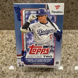 2025 Topps Series 2 Baseball Fanatics Exclusive Blaster Box🔥Auto Relics Autographed Memorabilia Redemption Cards Packs Rookie RC Cards 