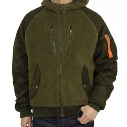 Polo Ralph Lauren Retro-pule Fleece/Nylon Jacket with Cam