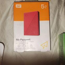 WD My Passport 5TB Portable Hard Drive