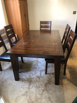 Wood table