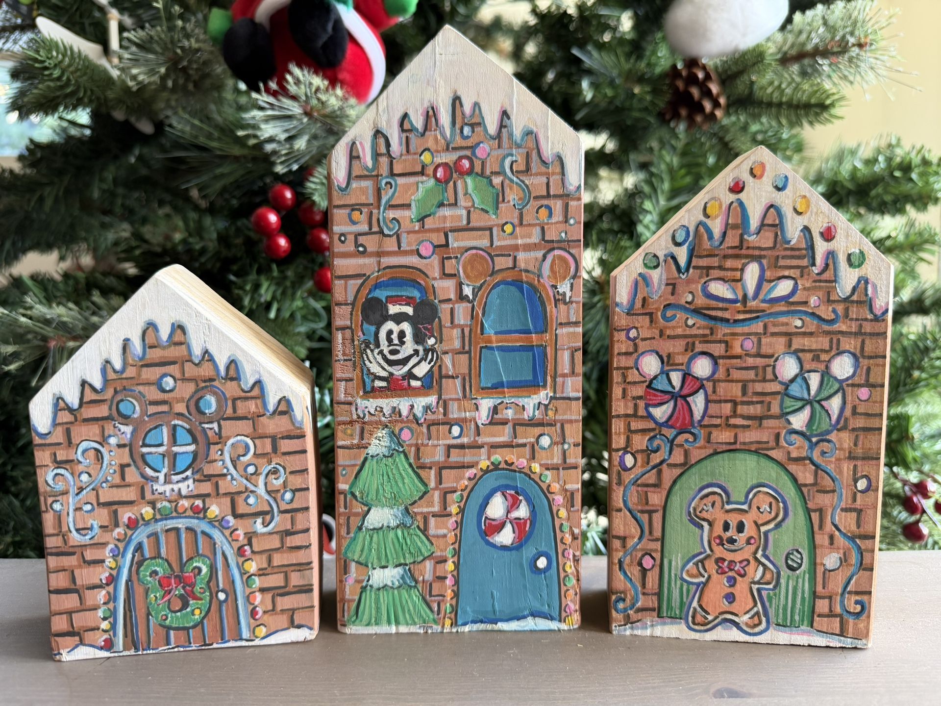 Disney-Themed Gingerbread Village