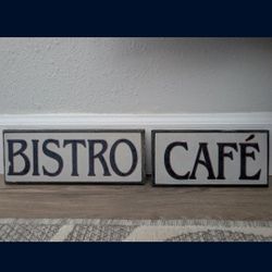 Bistro and Cafe Signs
