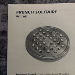 French Solitaire Old School Board Game 