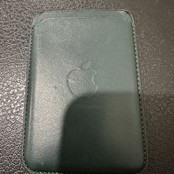 Apple Blue Leather Wallet MagSafe 