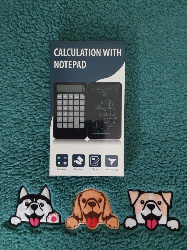 AAGES Calculator, Standard Function 6.5" LCD Writing Tablet