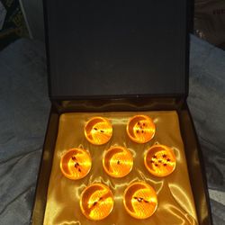 7 crystal balls featuring 1to 7 stars Gift box 