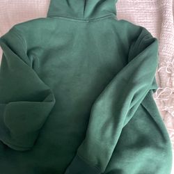 Green Blank Hoodie 