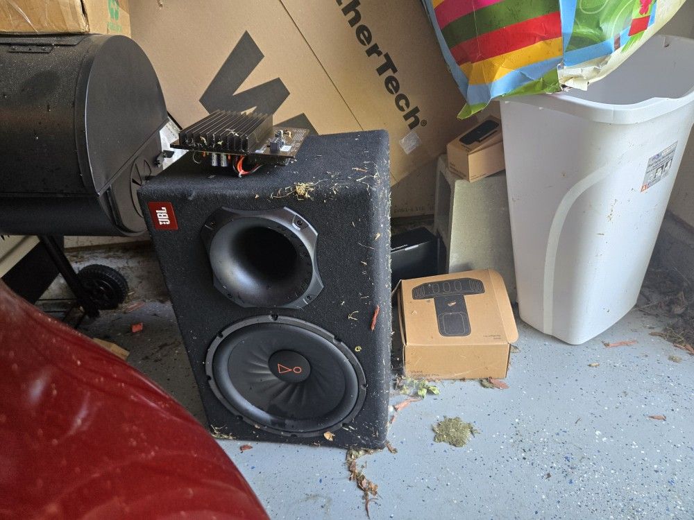 Radio Plus Subwoofer With Amp