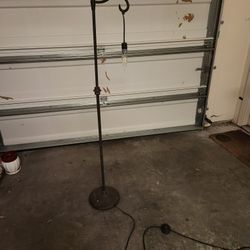 64.5” Wrought Iron Floor Lamp – 64.5” Tall – Rustic / Tuscan Style