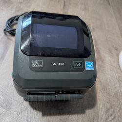 Zebra ZP450 Thermal Shipping Label Printer - Ink-Free + All Cables