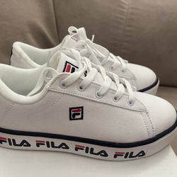 Fila Multi Logo Premium V3 Canvas - Girls Size 3