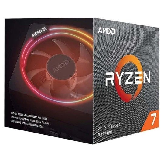 AMD Ryzen 7 3700X 8-Core, 16-Thread Unlocked Desktop Processor with Wraith Prism LED Cooler