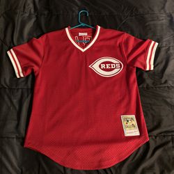 Mitchell And Ness, Cincinnati Reds, Barry Larkin Jersey Size Medium